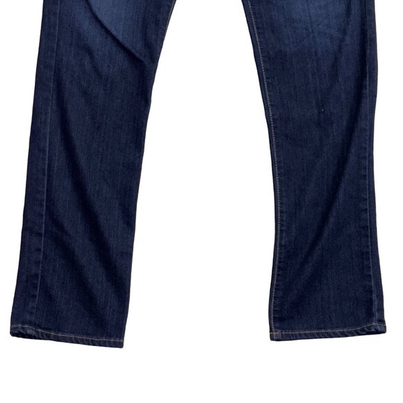 AG Adriano Goldschmied The Stevie Tailored Leg Jeans 32R Dark Wash Denim - Picture 2 of 9